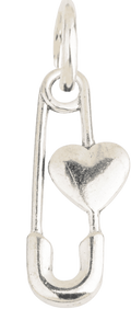 Heart Paperclip Charm 0.1mm