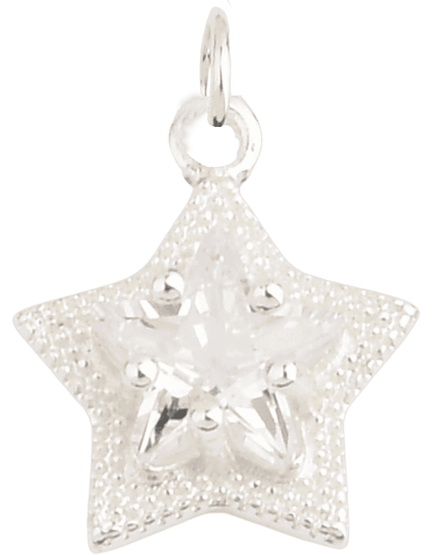 Full Pave Star Charm 0.1mm