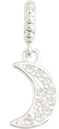 Pave Moon Charm 0.1mm