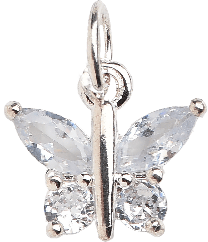 Crystal Butterfly Charm 0.2mm