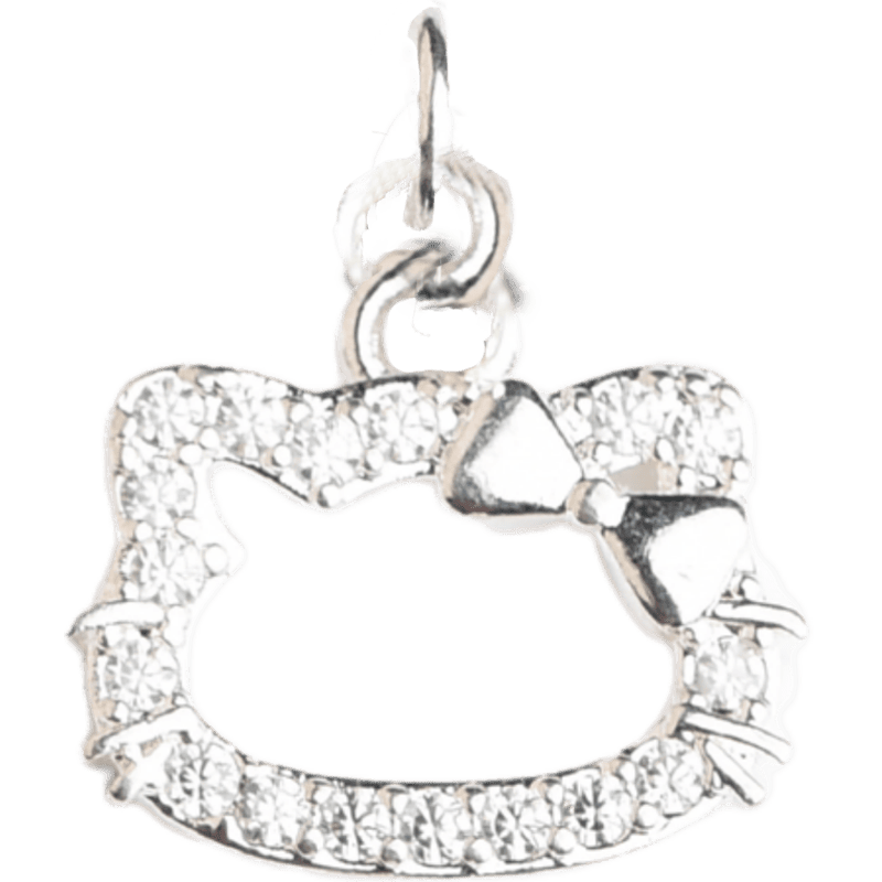 Hollow Out Kitten Charm 0.2mm