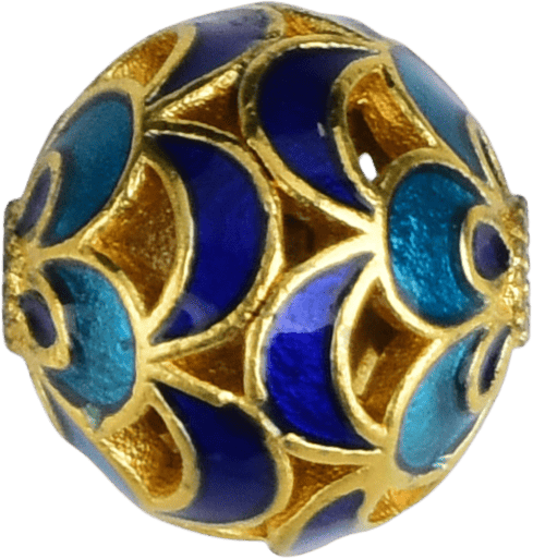 Cloisonné Fortune Ball Charm 10mm