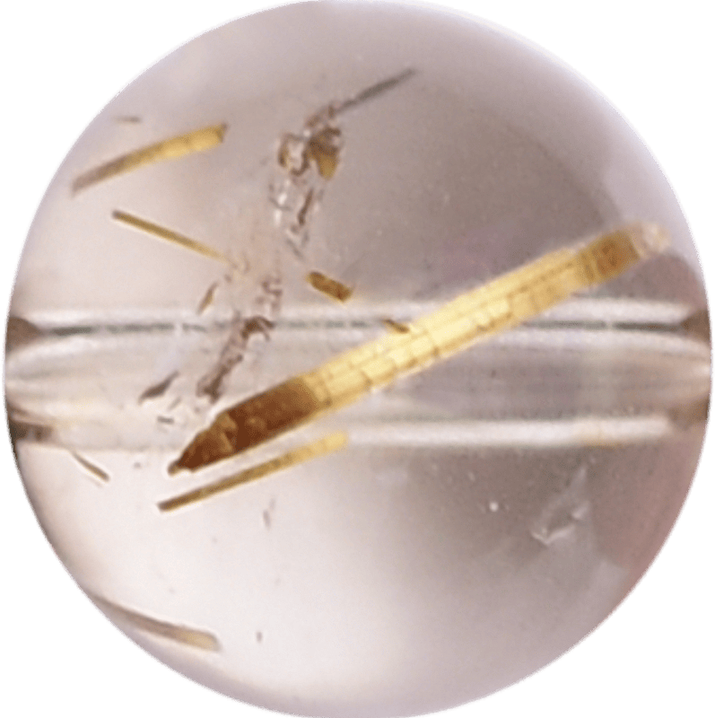 Golden Rutilated Quartz 12mm