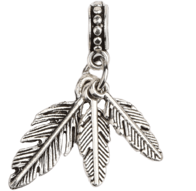 Tibetan Silver Feather 2.3mm
