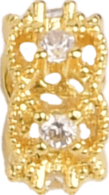 Openwork Gold Lace Spacer 2.4mm