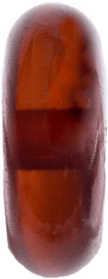 Blood Amber Tablet Bead 3.5mm