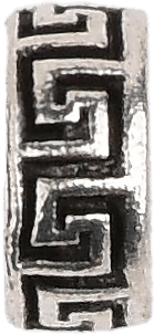 Tibetan Silver Key-Pattern Spacer 3.6mm