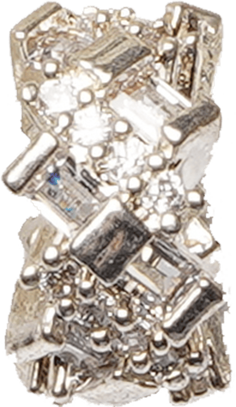 Zircon Spiral Charm 5.2mm