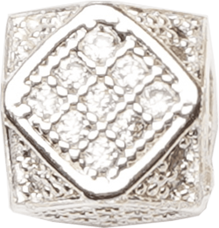 Diamond-Lattice Cube Spacer 7.5mm