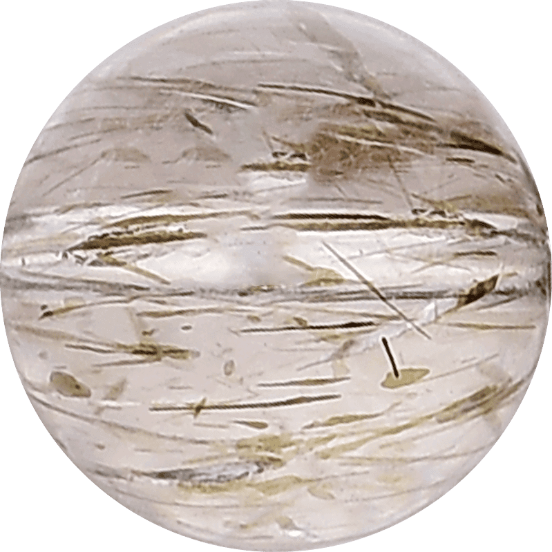 Green Rutilated Quartz 8mm