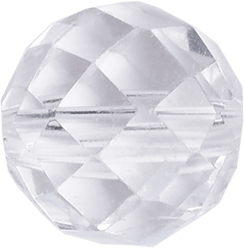 Clear Quartz Diamond-Cut Freeform 8mm