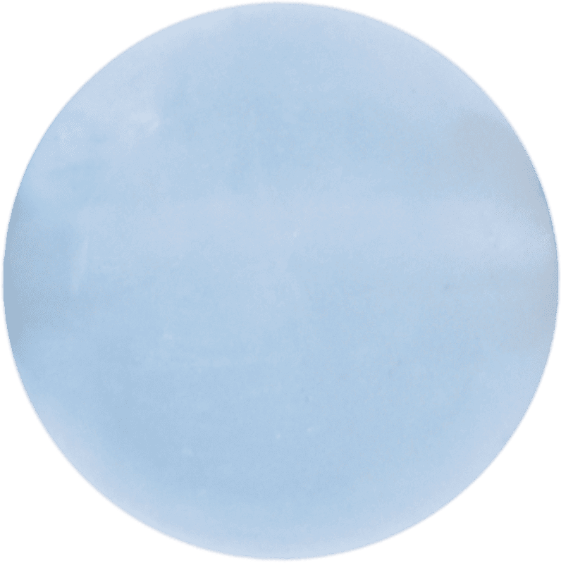 Cream Blue Aquamarine 8mm
