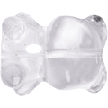 Clear Quartz Bear Charm