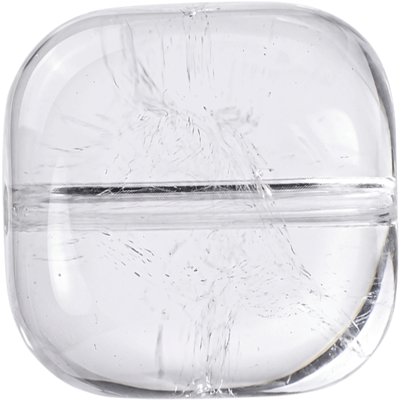 Clear Quartz Cube Sugar Beads