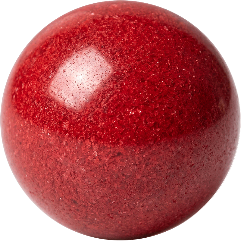 High-Purity Imperial Cinnabar 12mm