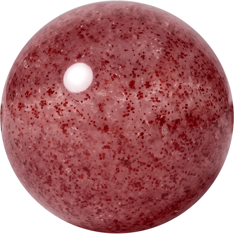 Pigeon Blood Red Strawberry Quartz 12mm