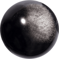 Silver Obsidian 10mm